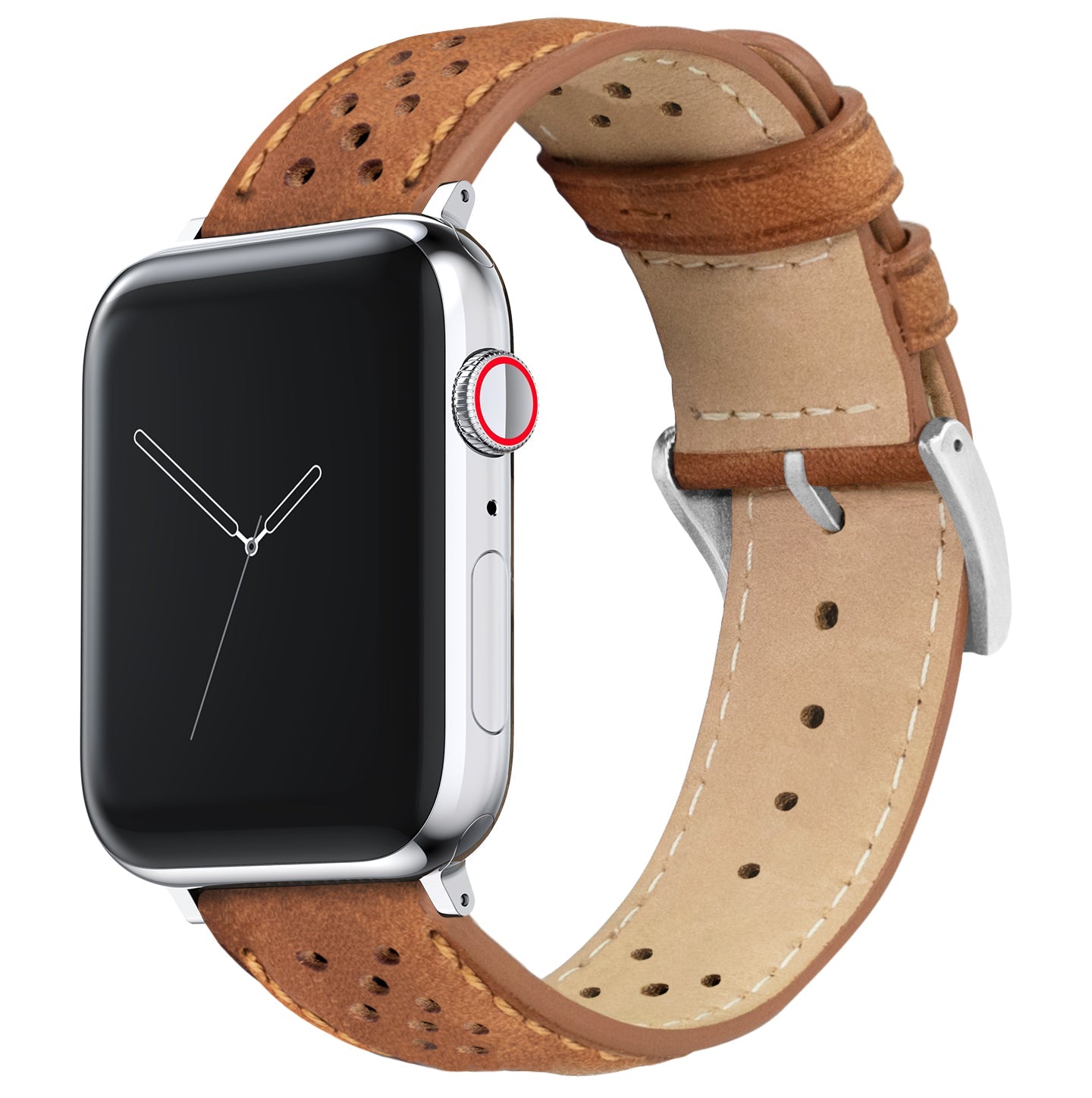 Apple Watch Caramel Brown Racing Horween® Leather Watch Band