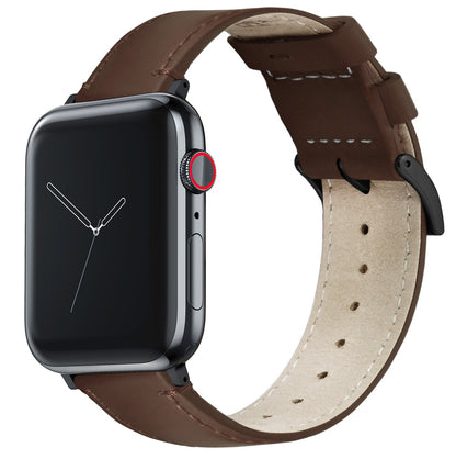 Apple Saddle Leather Stitching Watch Band