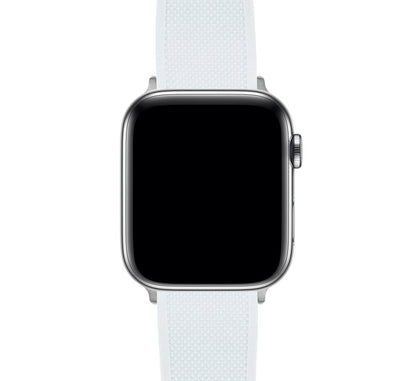 Apple Watch Elite Silicone White Top Black Bottom Watch Band