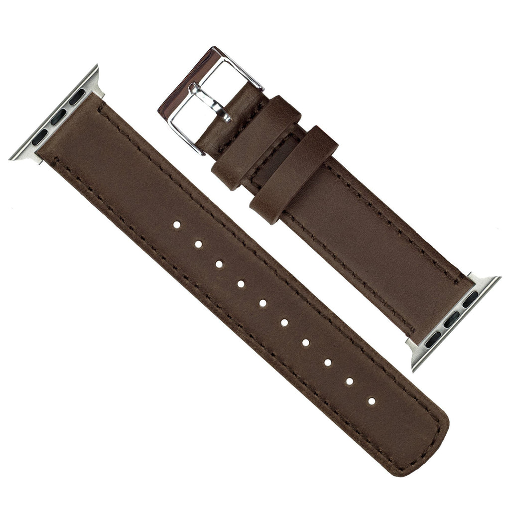 Apple Saddle Leather Stitching Watch Band