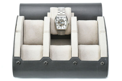 6 Watch Case - Slate Gray (Ivory White)