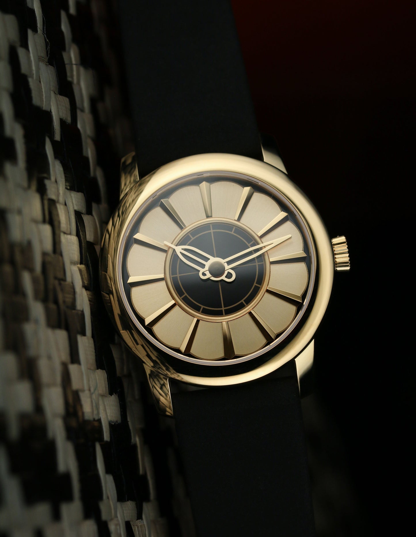 Union Terminal Mechanical Watch, Gold (PVD)