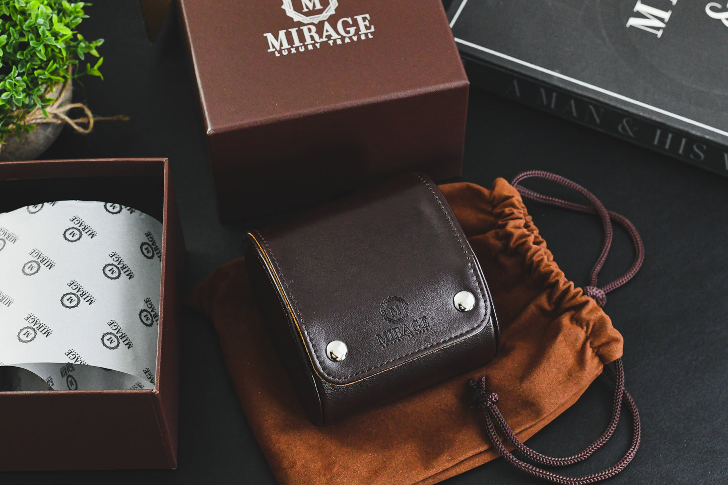 1 Watch Case - Espresso Brown