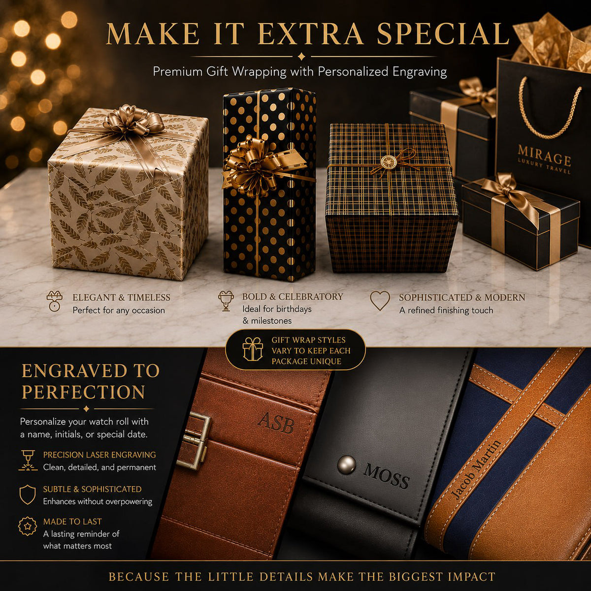 Luxury Automatic Watch Winder Box | Coffee Brown