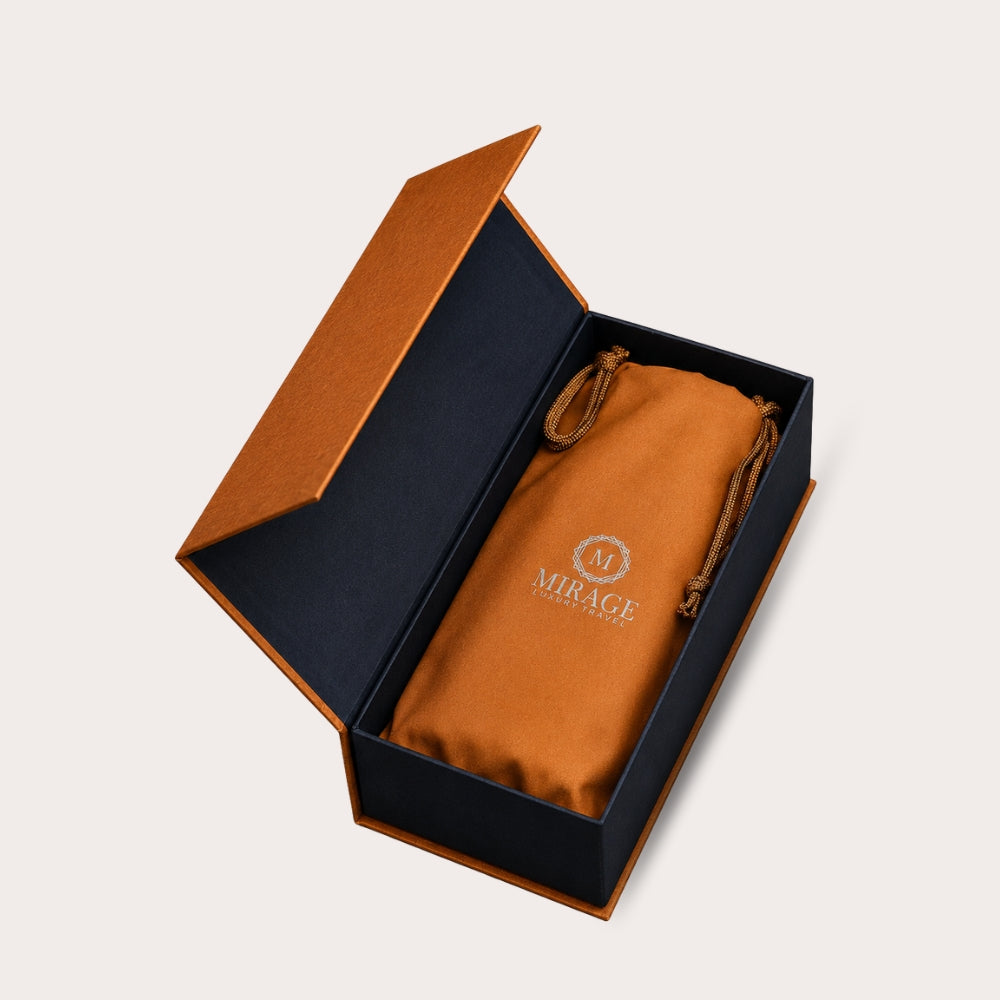 Tawny Brown Full-grain Cow Leather Watch Roll - 3 Watches