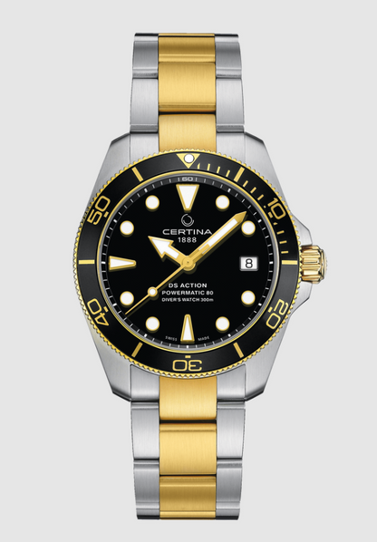 DS Action Diver 38mm Powermatic 80 | Black Dial