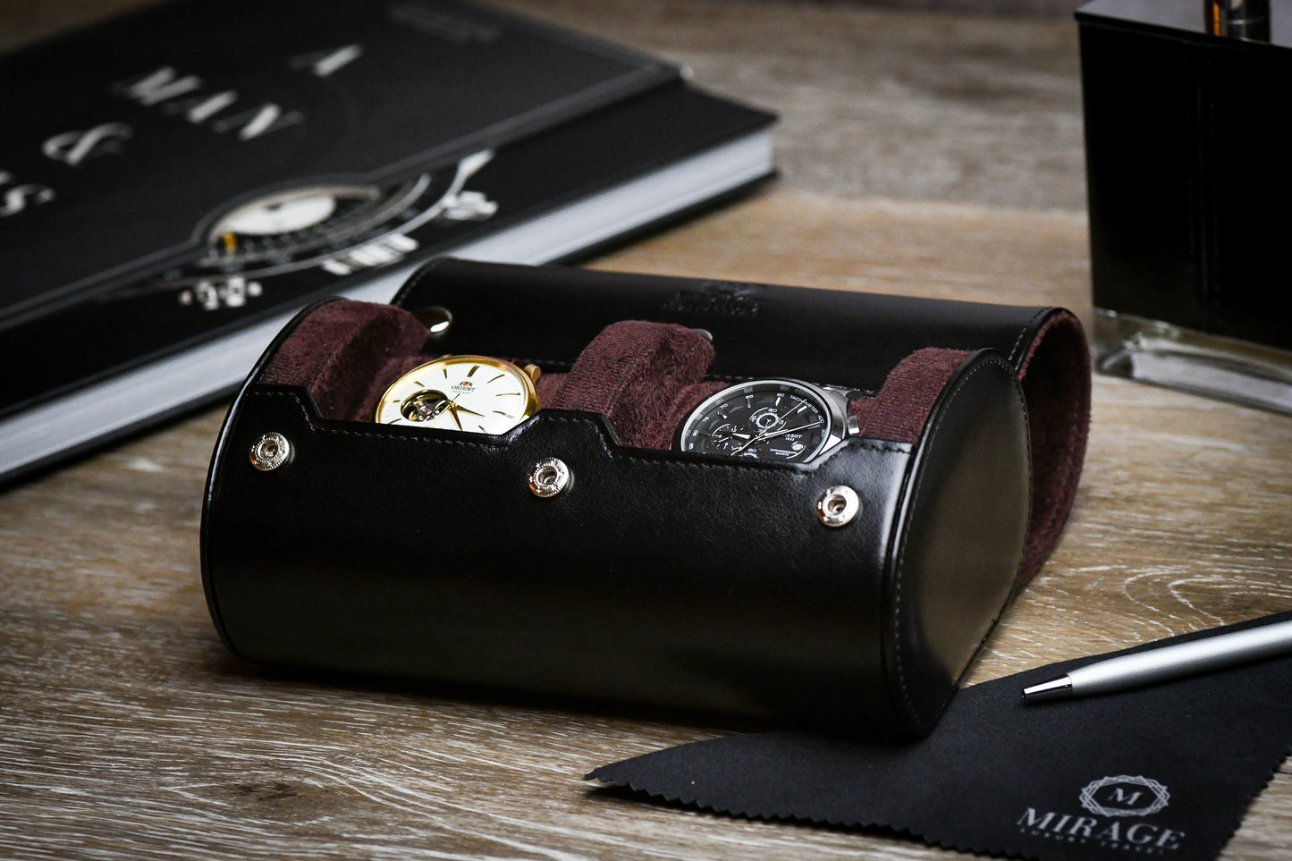 2 Watch Case - Jade Black