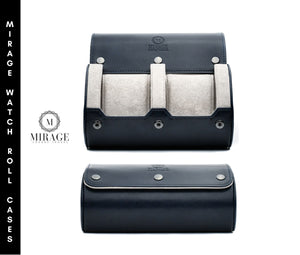 2 Watch Case - Midnight Blue (Ivory White)