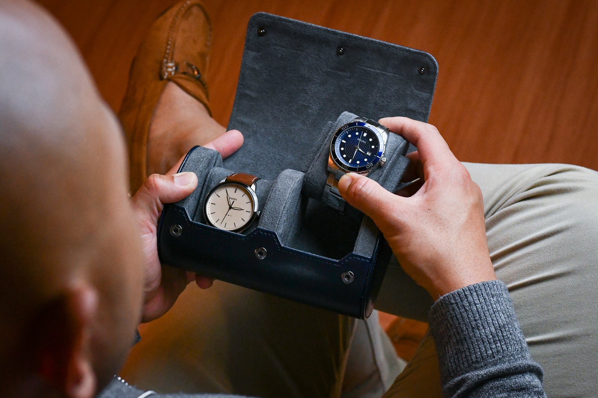 Montre online bleu nuit