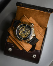 Carica l&#39;immagine nel visualizzatore Galleria, Cassa per orologio espresso marrone - 1 orologio

