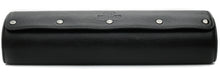 Afbeelding laden in galerijviewer, Sable Black Saffiano lederen horlogerolhouder 4-horloges
