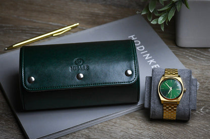 2 Watch Case - Royal Green