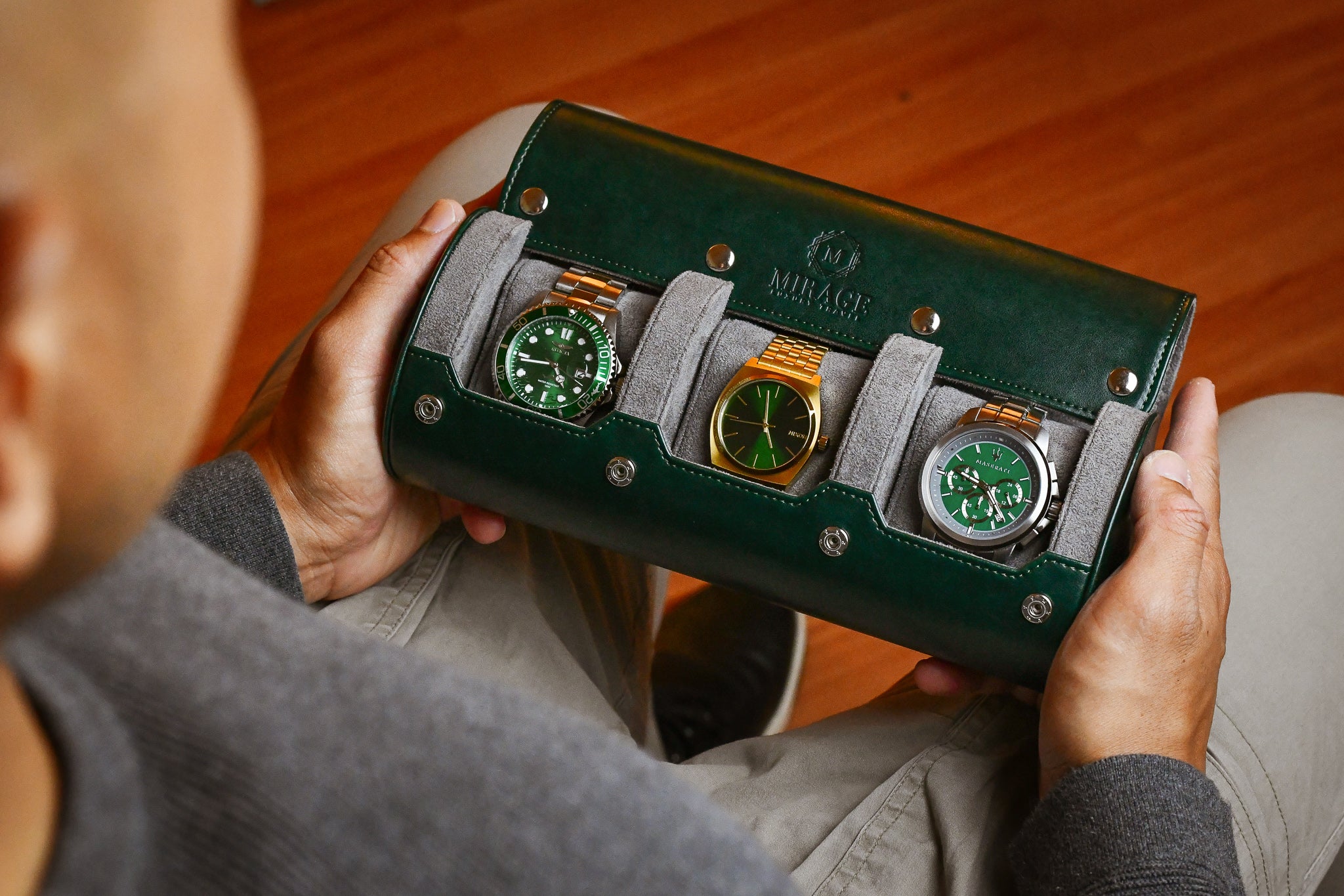 green goyard watch box