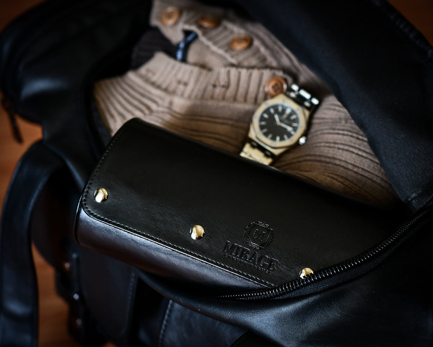 3 Watch Case - Jade Black