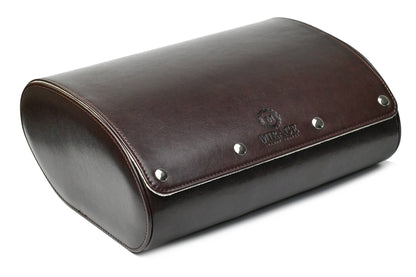 6 Watch Case - Espresso Brown (Ivory White)