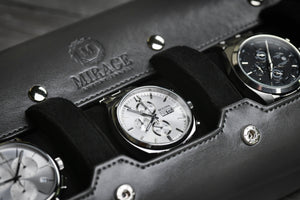 Rouleau de montres gris ardoise - 3 montres
