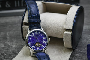 Boîtier de montre bleu nuit - 1 montre