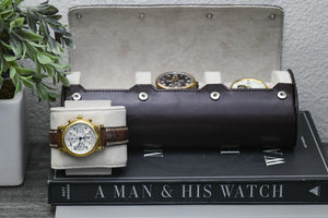 Rotolo di orologi Marrone Espresso - 3 Orologi