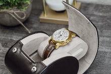 Carica l&#39;immagine nel visualizzatore Galleria, Cassa per orologio espresso marrone - 1 orologio
