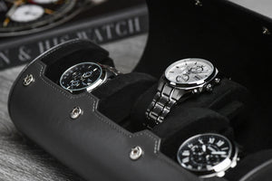 Rotolo di orologio grigio ardesia - 3 orologi