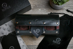 Jade Zwart Horlogerol - 3 Horloges