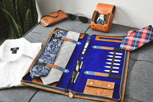 Afbeelding laden in galerijviewer, Tie Travel Case Organizer - Royal Blue
