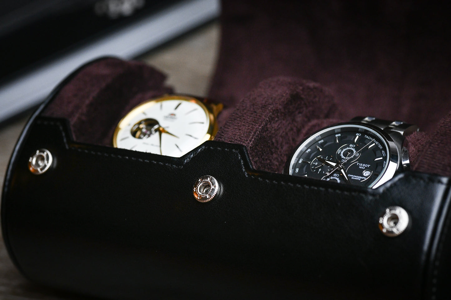 2 Watch Case - Jade Black
