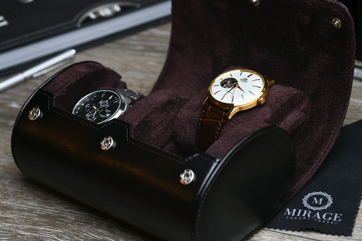2 Watch Case - Jade Black