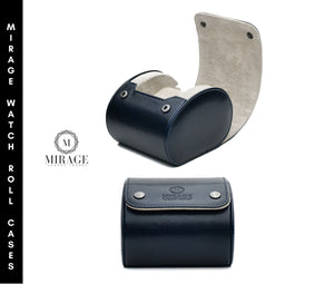 1 Watch Case - Midnight Blue (Ivory White)