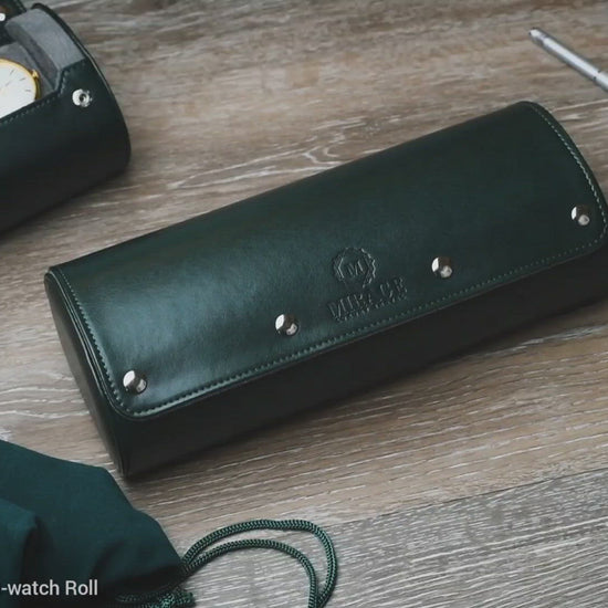 watch rolls for men green