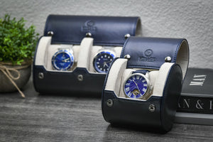 1 Watch Case - Midnight Blue (Ivory White)