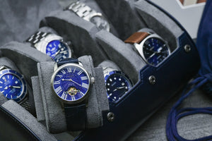 6 Watch Case - Midnight Blue