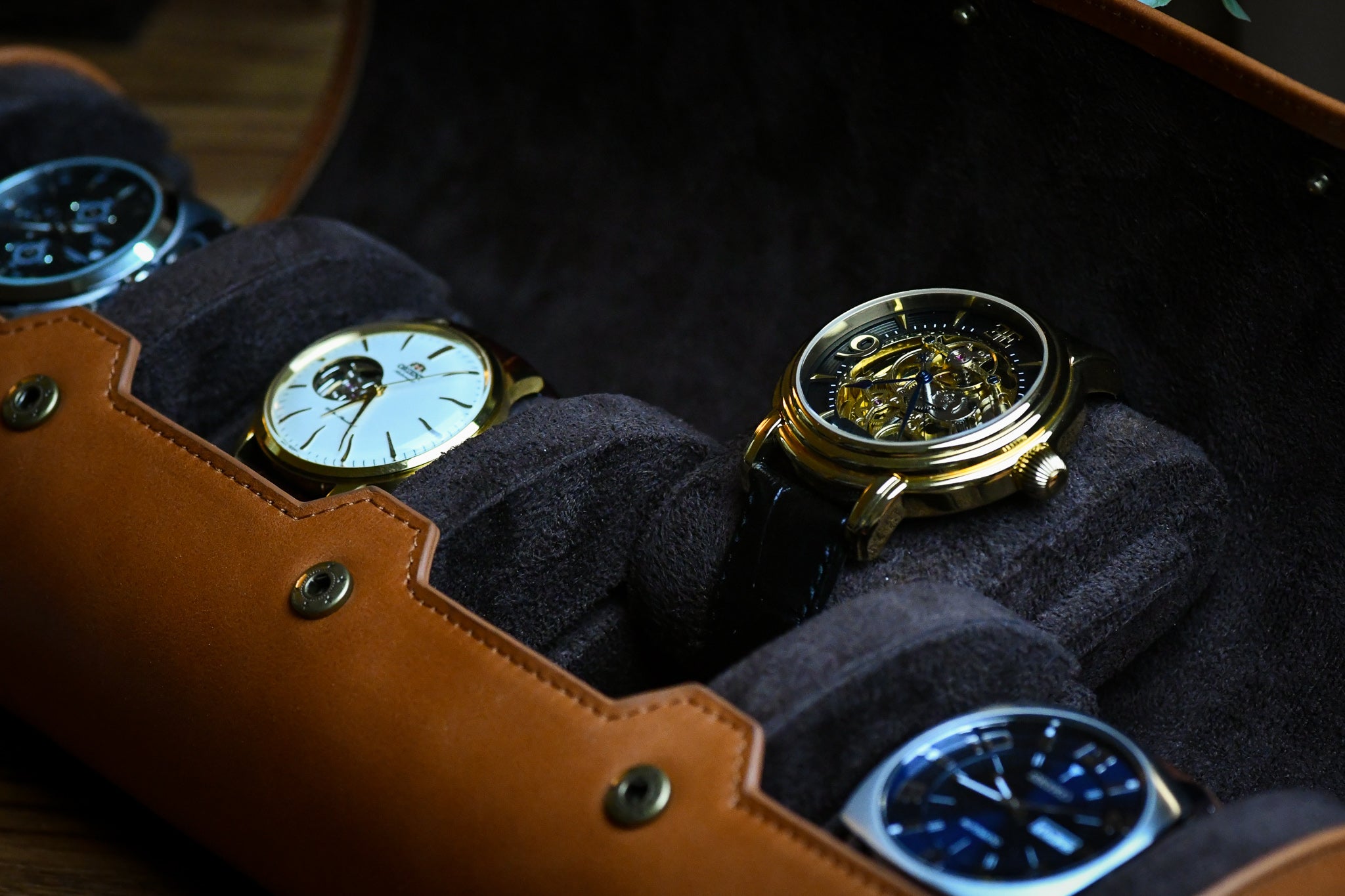 Luxury Ostrich Leather Watch Cases And Watch Rolls- ETIER