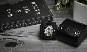 Super zwarte horlogekast - 1 horloge
