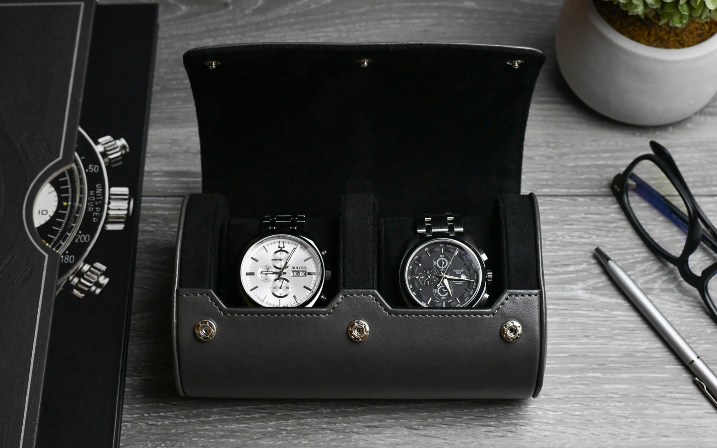 2 Watch Case - Slate Gray