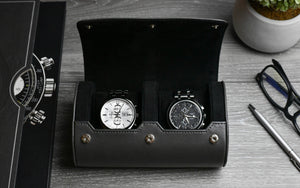 Leigrijs Horlogerol - 2 Horloges