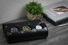 Carica l&#39;immagine nel visualizzatore Galleria, Super Black Watch Roll - 3 Orologi
