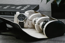 Load image into Gallery viewer, 3 Watch Case - Clean Black (Ivory White)
