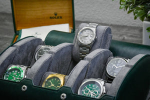 6 Watch Case - Royal Green