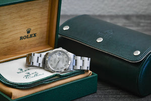 Royal Green Watch Roll - 2 horloges