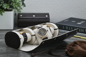 Rotolo di orologi Marrone Espresso - 3 Orologi