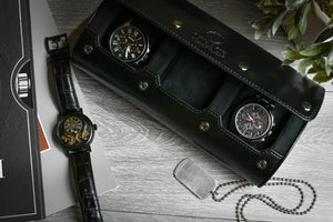 Super Zwarte Horlogerol - 3 Horloges
